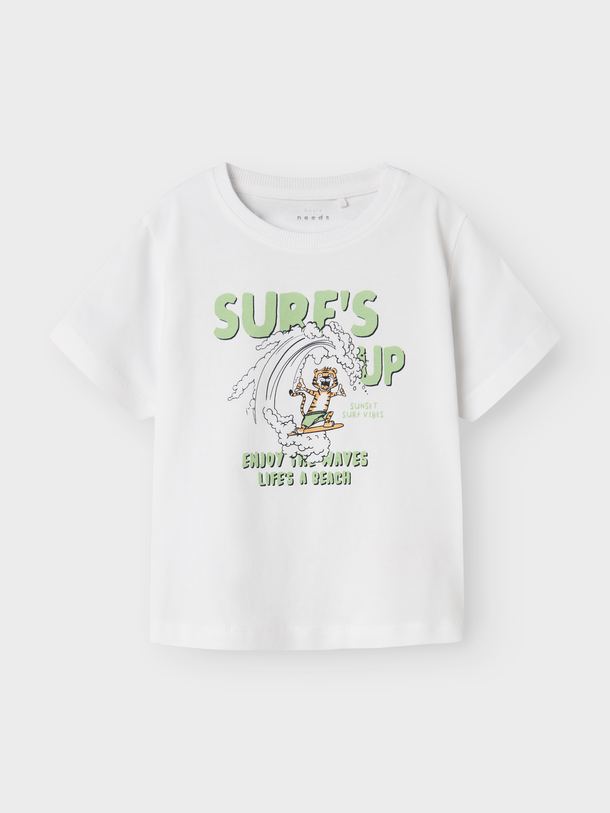 Product CAMISETA VAGNO - Bright White Print:Tiger surf - Image 4