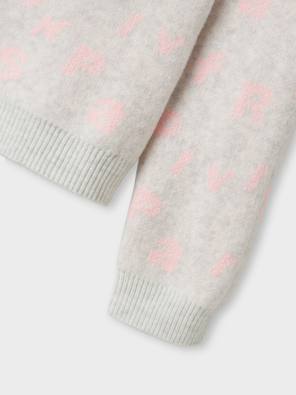 Product SWEATER OLIE-Light Grey Melange - Image 2