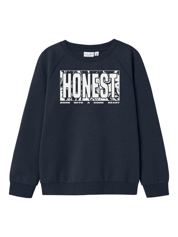 Product SUDADERA VION - Dark Sapphire Print:Honest - Image 1