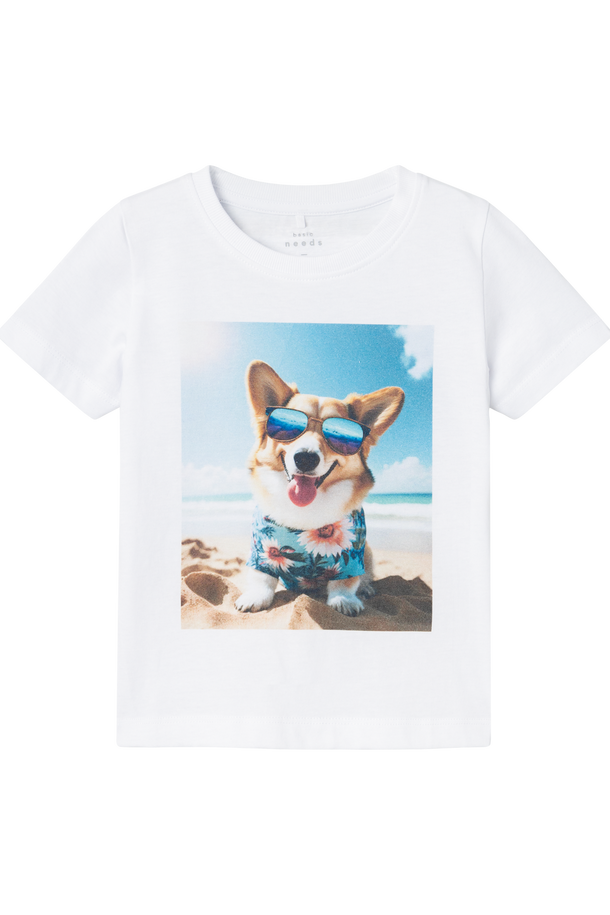 Product CAMISETA VOTO - Bright White Print:Beach Dog - Image 1