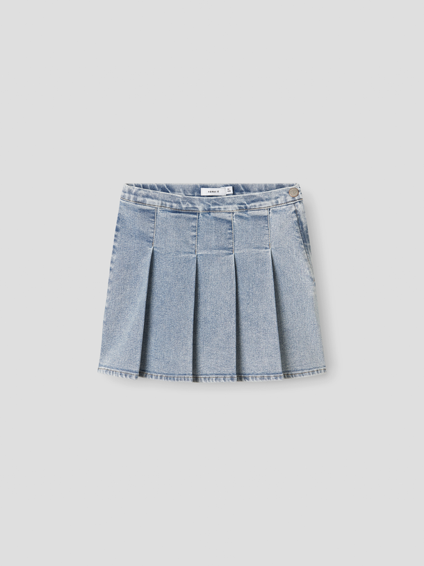 Product POLLERA DE JEAN DEBI - Light Blue Denim - Image 3