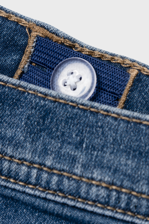 Product JEAN WIDE ROSE - Dark Blue Denim - Image 3