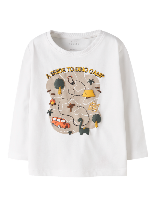 Product CAMISETA VICTOR-Bright White Print:Dino Camp - Image 3
