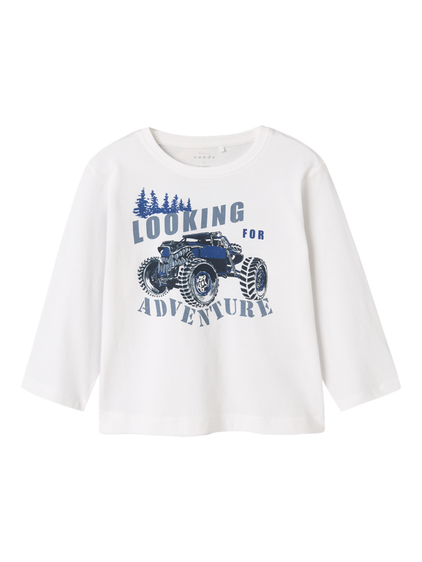 Product CAMISETA VICTOR - Bright White Print:Looking For Adventure - Image 1