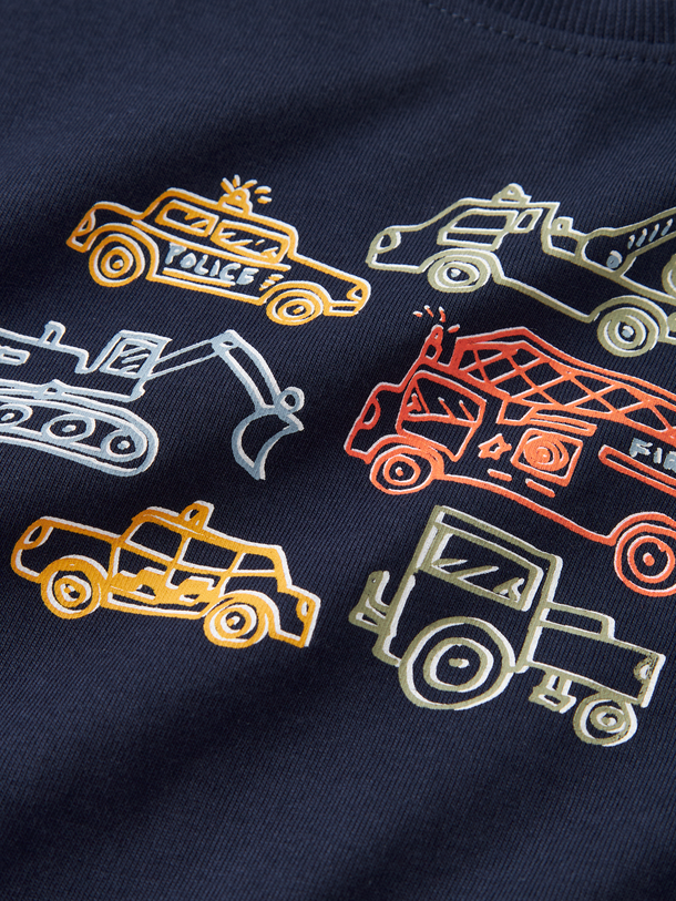 Product CAMISETA VICTOR-Navy Blazer Print:Vehicles - Image 2