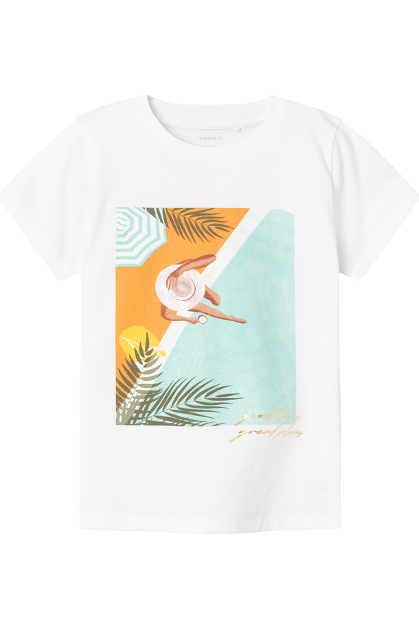 Product CAMISETA JUNIKKA - Bright White Detail:GOOD TIMES - Image 1