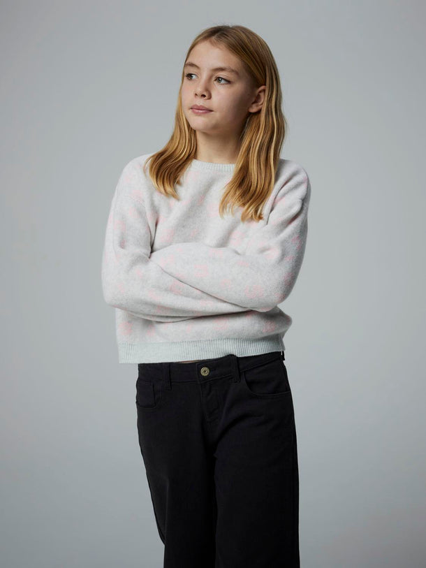 Product SWEATER OLIE-Light Grey Melange - Image 6