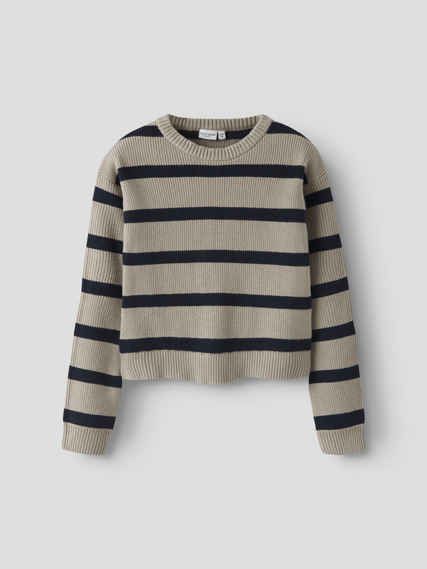 Product BUZO TEJIDO VAINILLA-Island Fossil Stripes:W. NAVY BLAZER STRIPES - Image 1