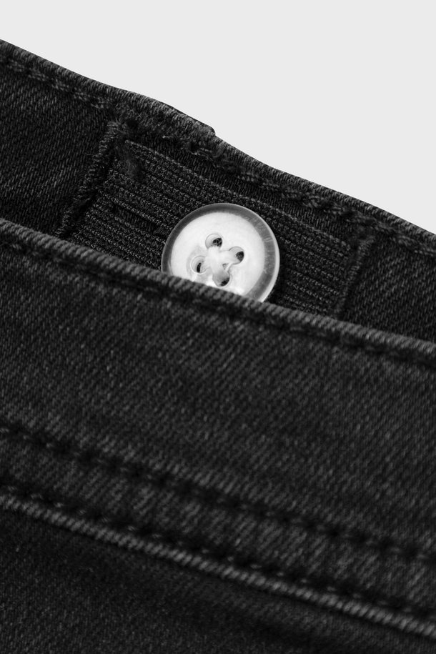 Product JEAN WIDE ROSE - Black Denim - Image 3