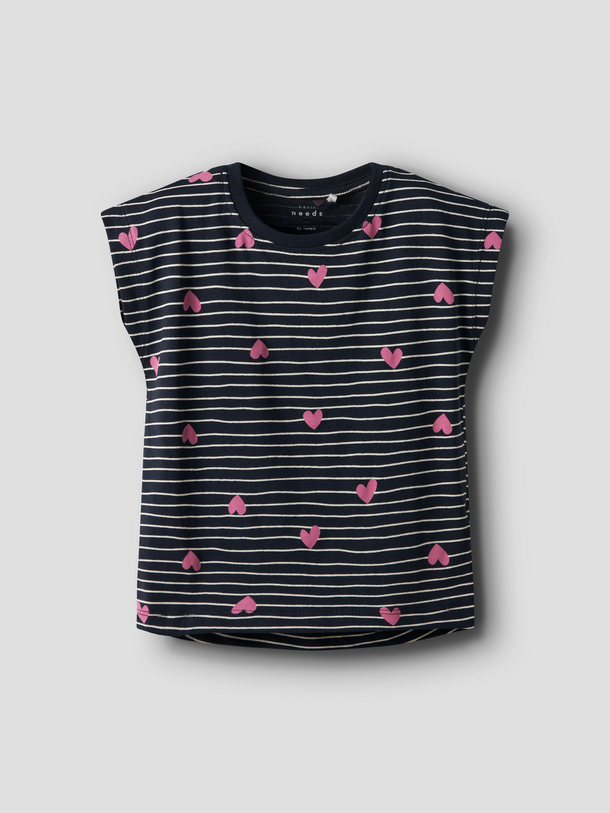 Product VESTIDO VIGGA CAPSL - Dark Sapphire AOP:HEARTS - Image 4