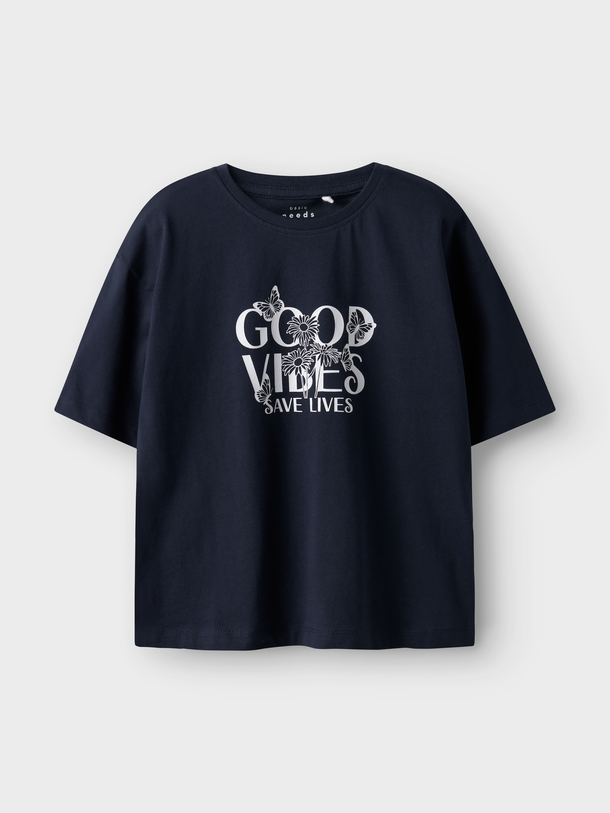 Product CAMISETA VEEN - Navy Blazer Print:Good Vibes - Image 1