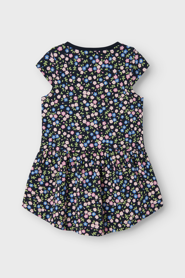 Product VESTIDO VIGGA - Dark Sapphire AOP:SMALL FLOWERS - Image 3