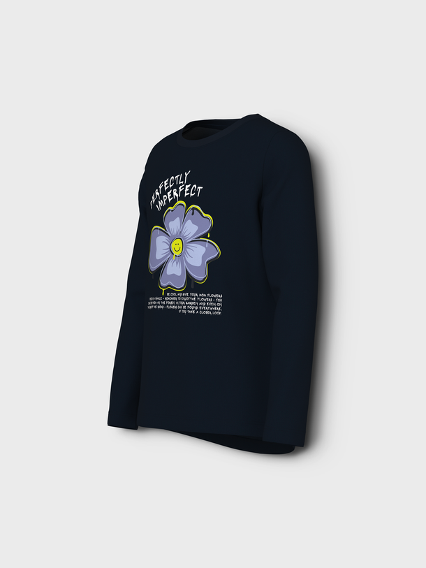 Product CAMISETA VIX-Black Print:Graffiti Flower - Image 2