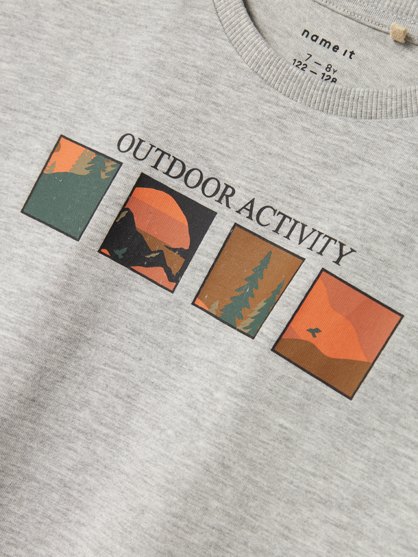 Product CAMISETA ORLAN-Grey Melange - Image 2