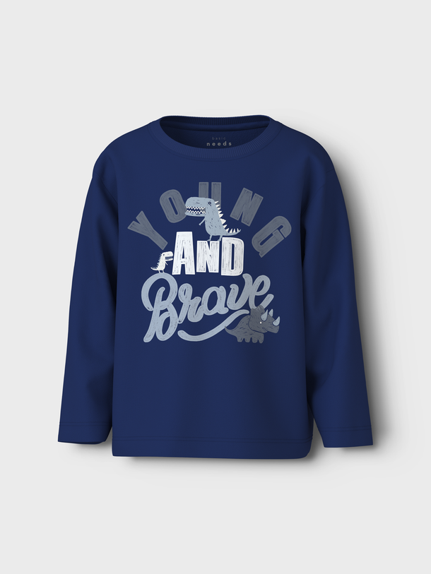 Product CAMISETA VICTOR - Sodalite Blue Print:Young And Brave - Image 4
