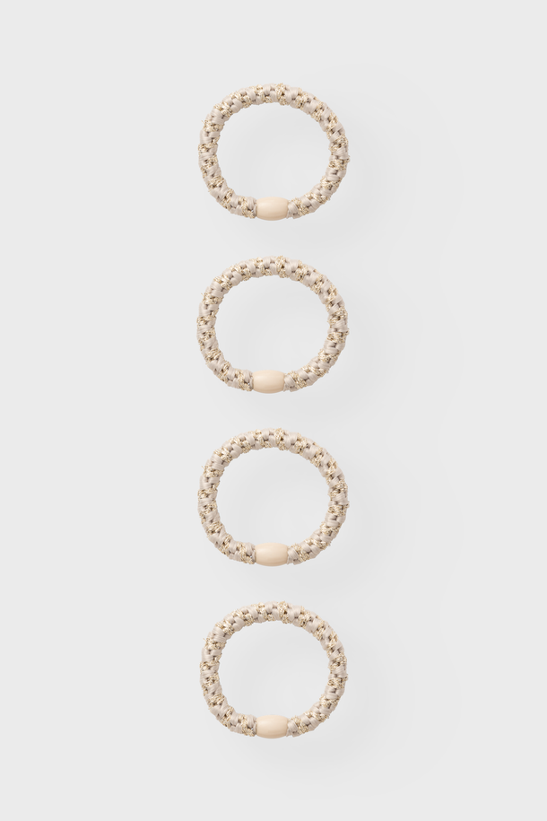 Product PACK 4 GOMITAS DE PELO ARISE - Pure Cashmere Detail:W. Glitter - Image 1