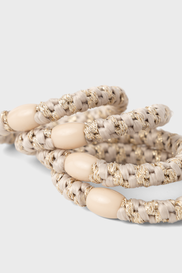 Product PACK 4 GOMITAS DE PELO ARISE - Pure Cashmere Detail:W. Glitter - Image 3