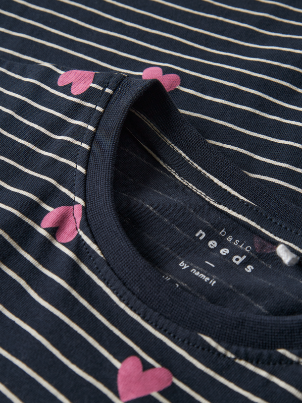 Product VESTIDO VIGGA CAPSL - Dark Sapphire AOP:HEARTS - Image 2