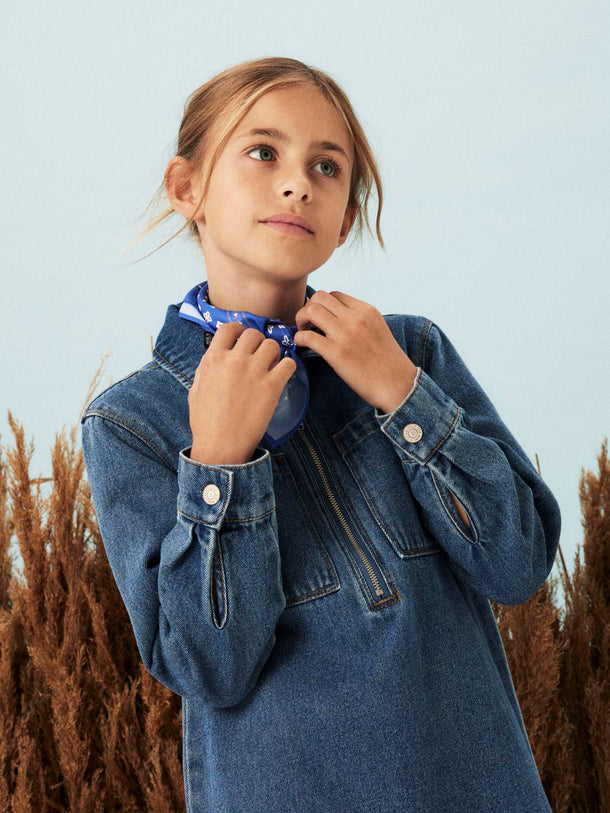 Product VESTIDO DE JEAN ASTRID-Medium Blue Denim - Image 6