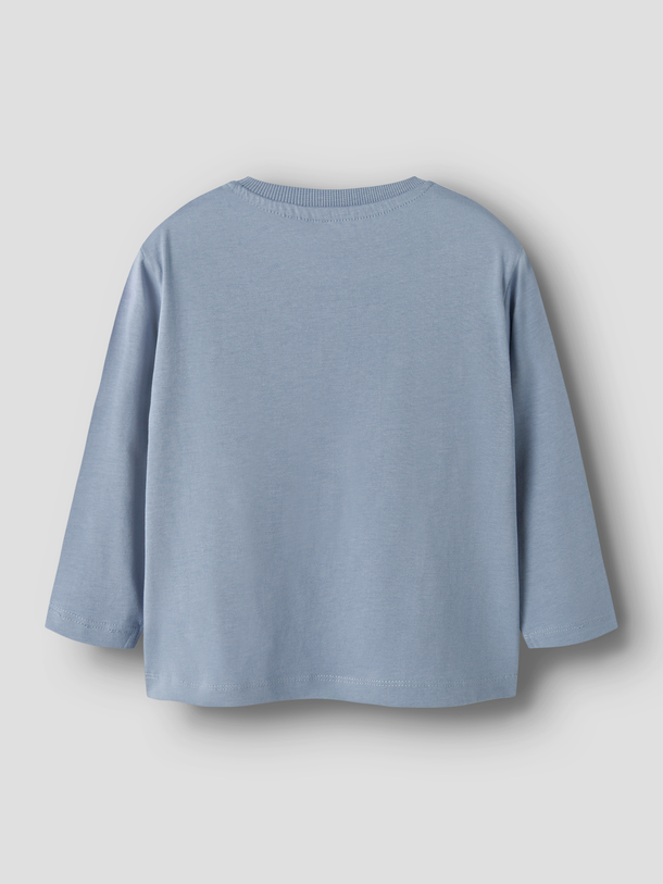 Product CAMISETA VAGNO-Dusty Blue Print:Llama Pocket - Image 4