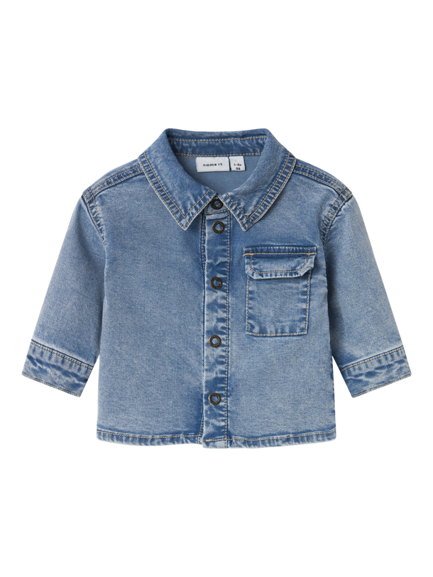 Product CAMISA DE DENIM KNUD-Medium Blue Denim - Image 1