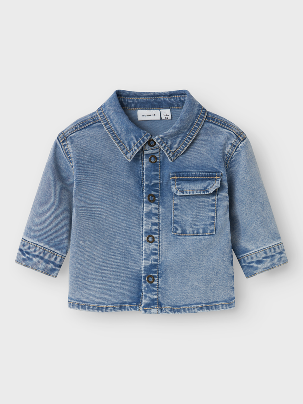 Product CAMISA DE DENIM KNUD-Medium Blue Denim - Image 4