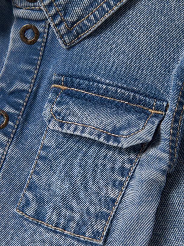 Product CAMISA DE DENIM KNUD-Medium Blue Denim - Image 2