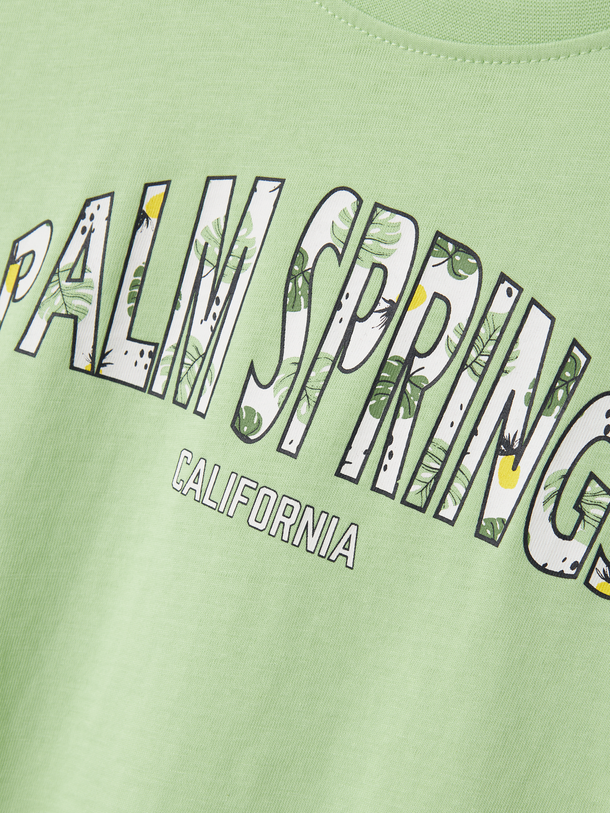 Product CAMISETA VIGEA - Arcadian Green Print:Palm Springs - Image 2