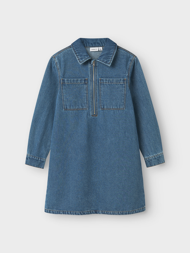 Product VESTIDO DE JEAN ASTRID-Medium Blue Denim - Image 1