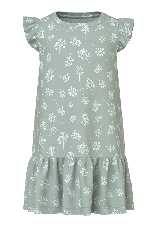 Product VESTIDO VIDA - Aqua Gray AOP:Branch aqua - Image 1