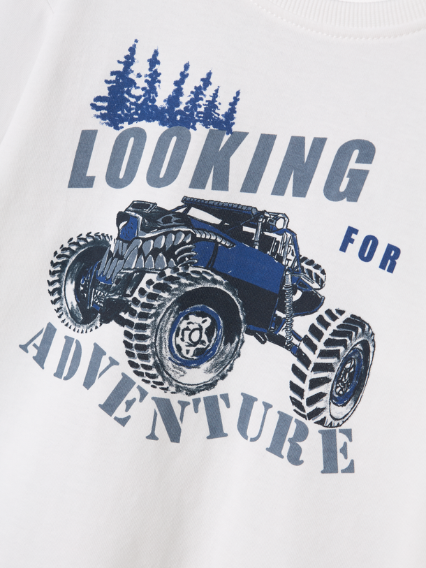 Product CAMISETA VICTOR - Bright White Print:Looking For Adventure - Image 2