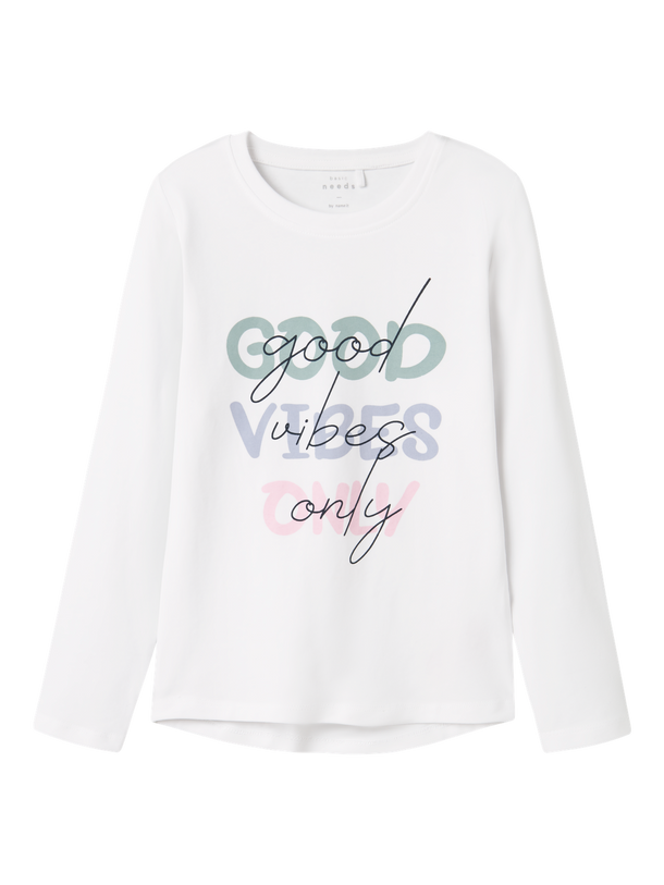 Product CAMISETA VIX - Bright White Print:Good Vibes Only - Image 1