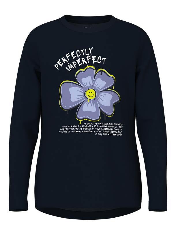 Product CAMISETA VIX-Black Print:Graffiti Flower - Image 3