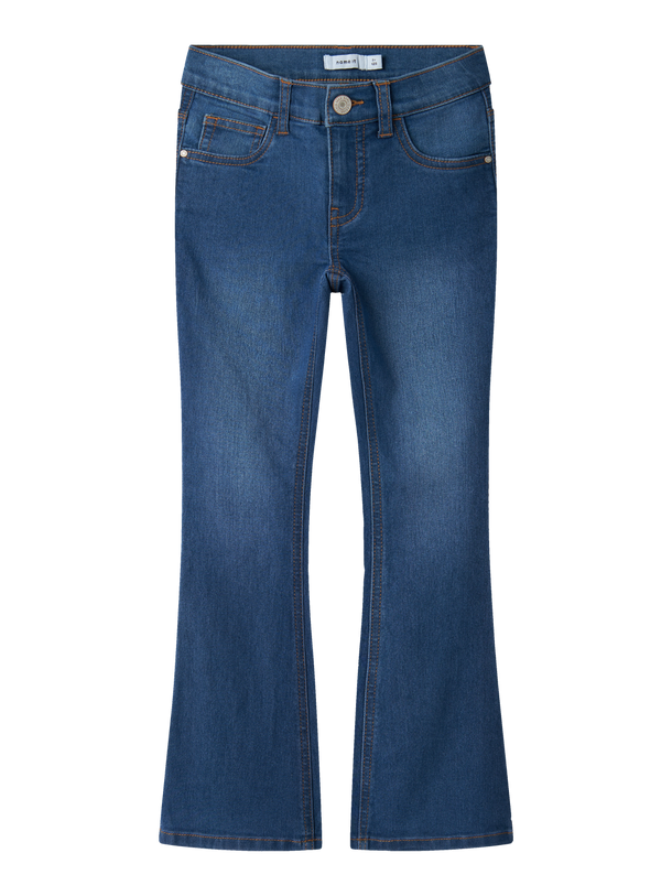 Product JEAN SKINNY CON EFECTO DESGASTADO POLLY-Dark Blue Denim - Image 3