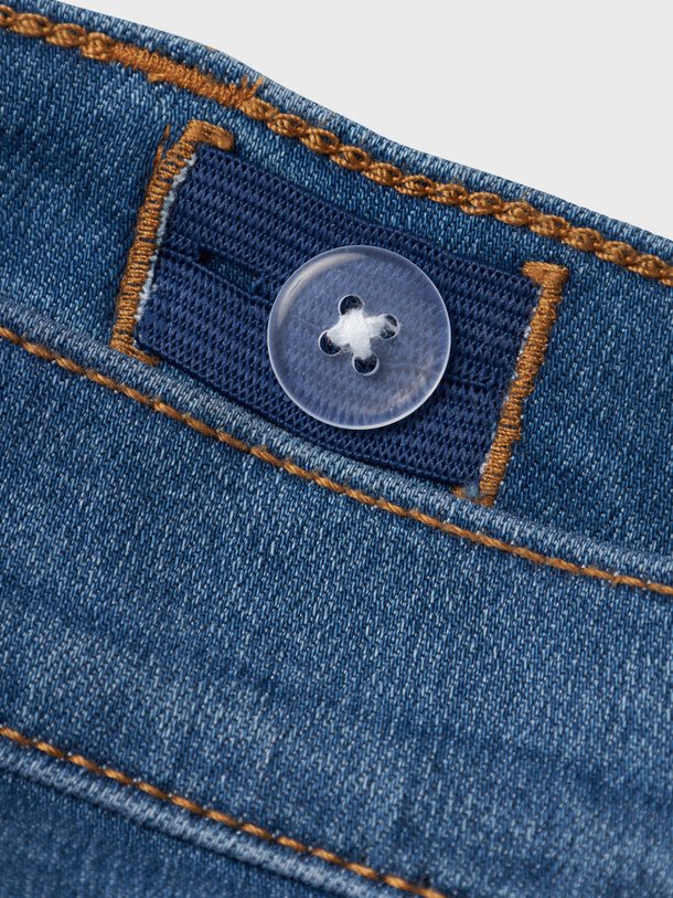 Product JEAN SKINNY CON EFECTO DESGASTADO POLLY-Dark Blue Denim - Image 2