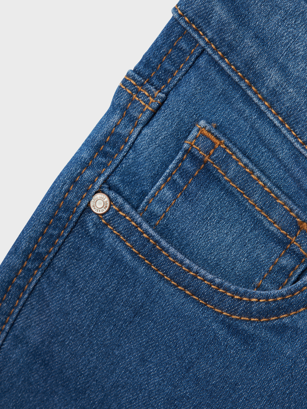 Product JEAN SKINNY CON EFECTO DESGASTADO POLLY-Dark Blue Denim - Image 5