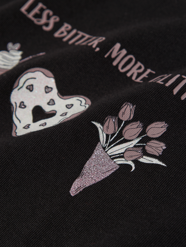 Product CAMISETA VEEN-Black Print:More Glitter - Image 2