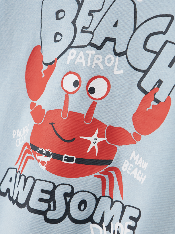 Product CAMISETA VAGNO - Celestial Blue Print:Crab - Image 2