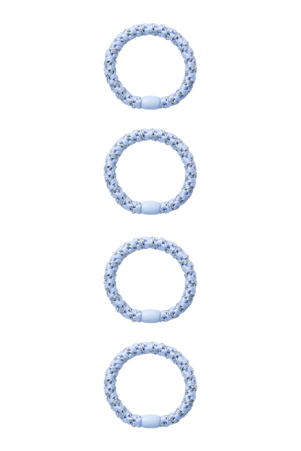 Product PACK 4 GOMITAS DE PELO ARISE - Chambray Blue Detail:W. Glitter - Image 2