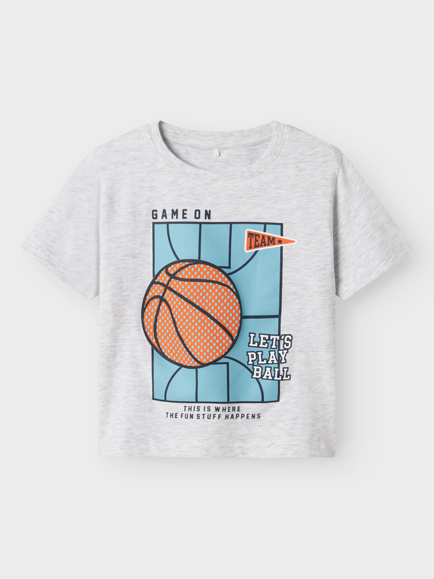 Product CAMISETA KEITH-Light Grey Melange - Image 1