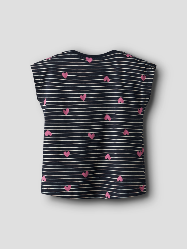 Product VESTIDO VIGGA CAPSL - Dark Sapphire AOP:HEARTS - Image 3