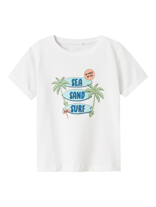 Product CAMISETA VUX - Bright White Print:Sea - Image 1