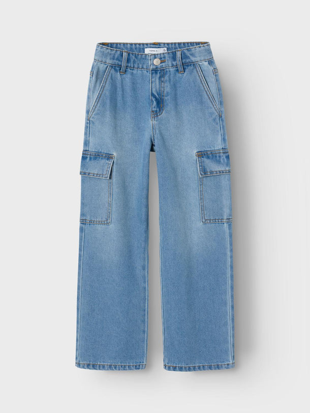 Product JEAN ROSE CARGO - Light Blue Denim - Image 1