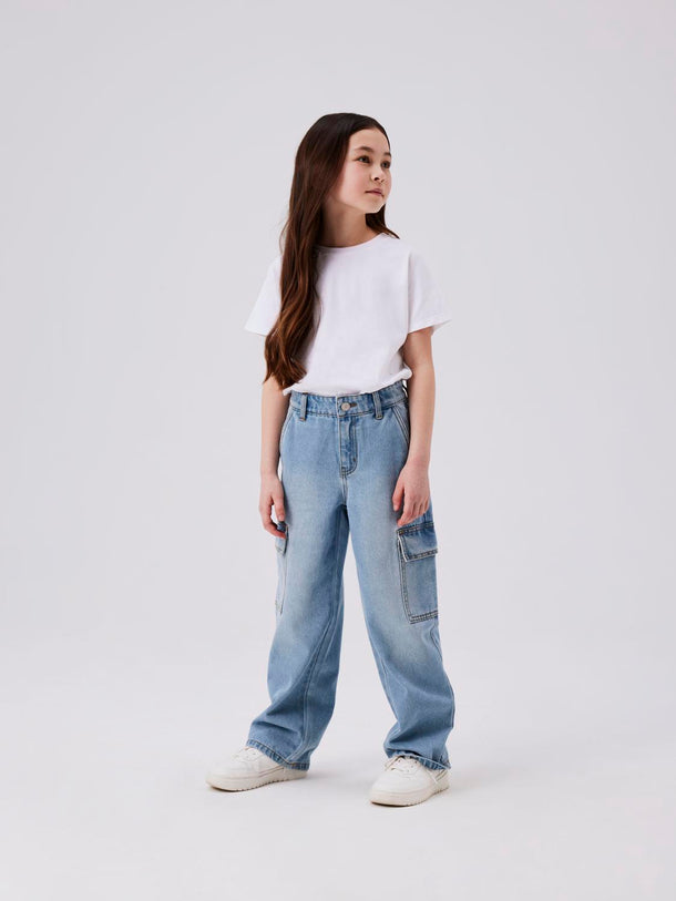 Product JEAN ROSE CARGO - Light Blue Denim - Image 7