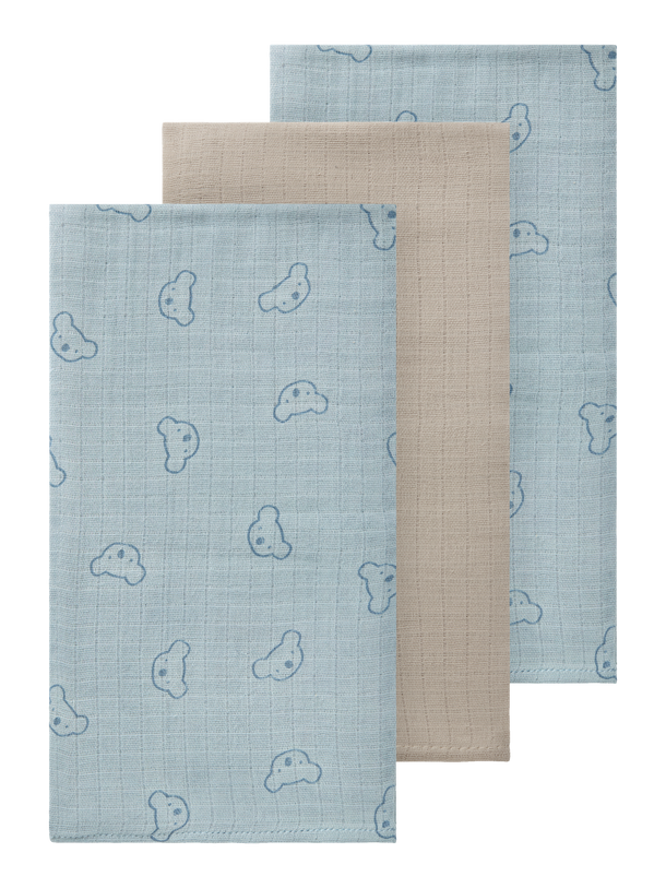 Product MUSELINA HAPPY PACK 3 - Celestial Blue - Image 1